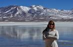 A Laguna Verde, a primeira de muitas lagoas altiplânicas na rota para a Laguna Colorada e o Salar de Uyuni, na Bolívia